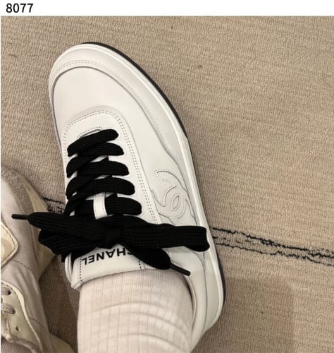 #샤넬 [Chanel] 수입프리미엄급 샤넬 CC로고 테니스 스니커즈 신상 입고💢 #태그 #신발 #8077