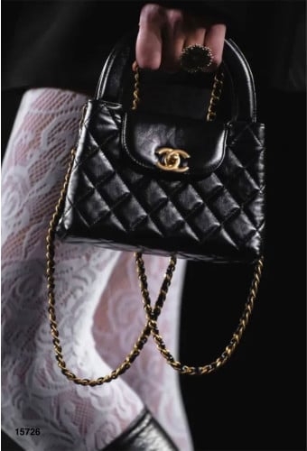 🔆 [CHANEL] 샤넬 빈티지 금장 켈리백 스몰 블랙 🔆