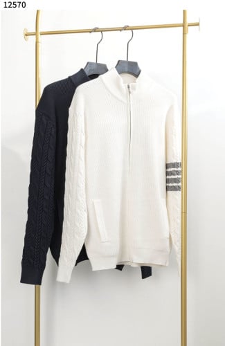 #톰브라운 [Thom Browne] 4-바 케이블 풀 니트집업 신상입고💢 #상의 #니트 #12570