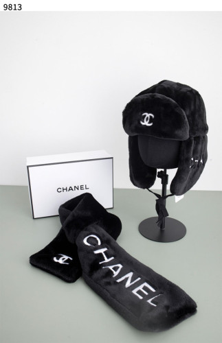 #샤넬 [Chanel] 시어링 트래퍼 햇 & 머플러 세트 신상입고💢 #머플러 #모자  #9813