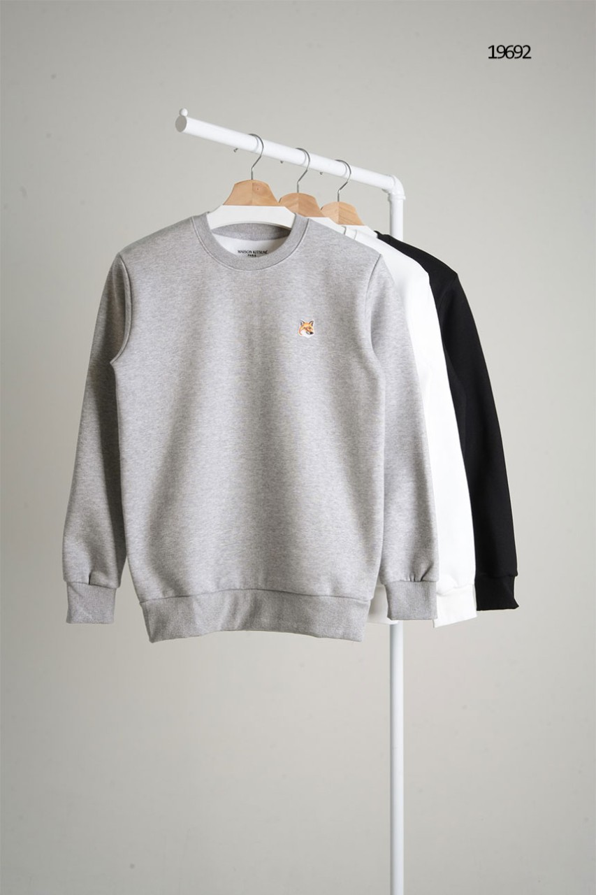 🔆 [MAISON KITSUNE] 메종키츠네 폭스 헤드 클래식 기모 맨투맨  🔆