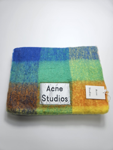 아크네 체크 머플러