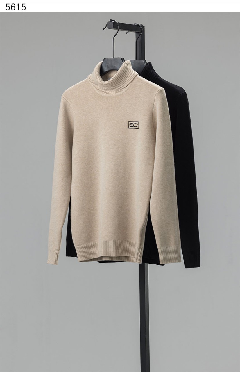 #사우스케이프 [SOUTH CAPE] 하이넥 스퀘어 로고 니트 신상입고💢 #상의 #니트 #5615