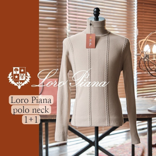 💕 [특가] 로* 피아나 최고급 캐시미어 올드머니 클레식 목폴라 터틀넥 1+1