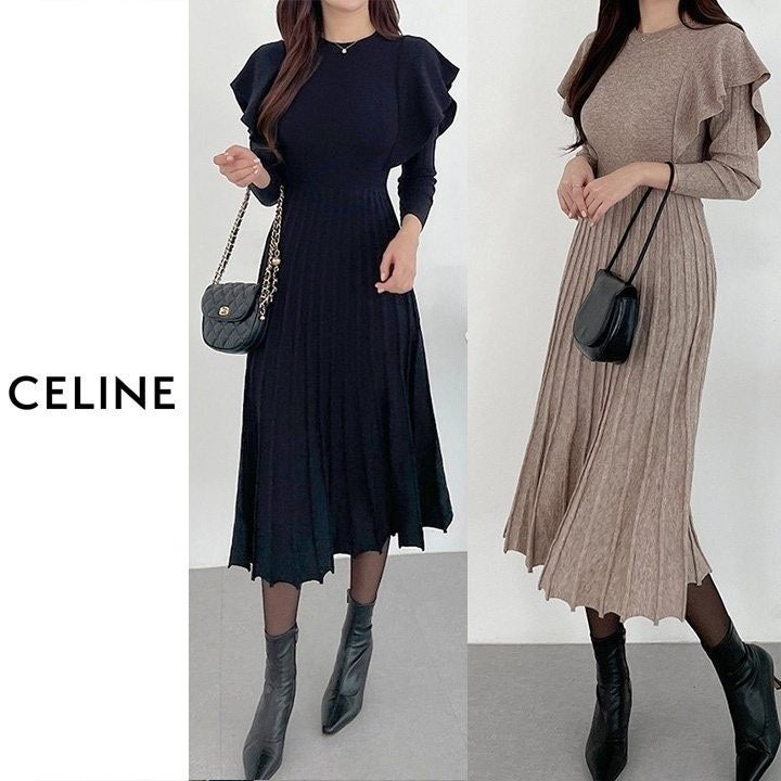 💕 셀** 피오 프릴 니트원피스