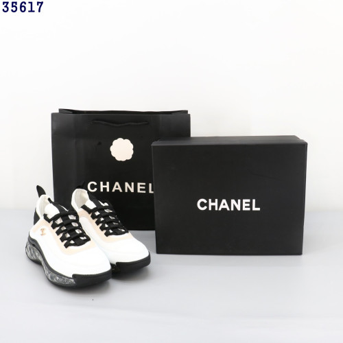 👹샤넬 믹스드 파이버 클리어솔 스니커즈👹