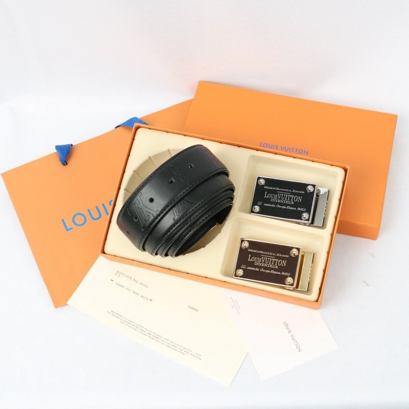 👹루*통 투버클 컷팅 블랙모노 벨트👹