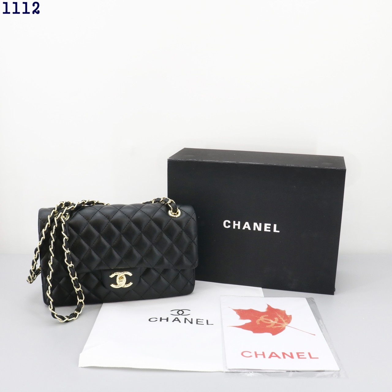 👹샤넬 클래식 미디움 플랩백 램스킨 & 골드 메탈 블랙👹