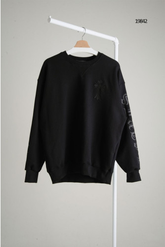 🔆 [Chrome Hearts] 크롬하츠 홀스슈 블랙 크로스 모티프 스웻셔츠 🔆