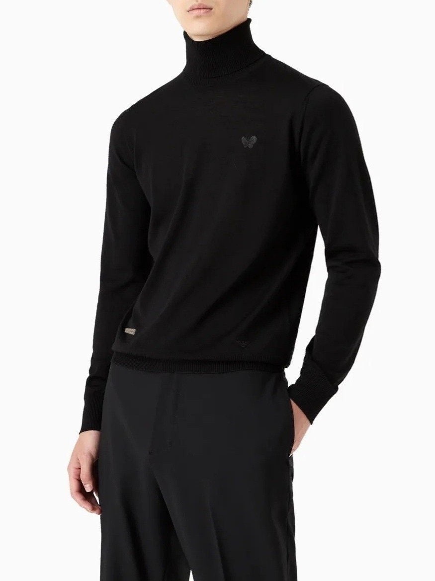 💕 보** 로고 울캐시 목폴라 니트➡️수입풀