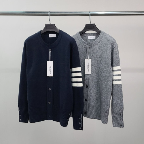 💕 톰* 램스울 사선완장 라운드 가디건