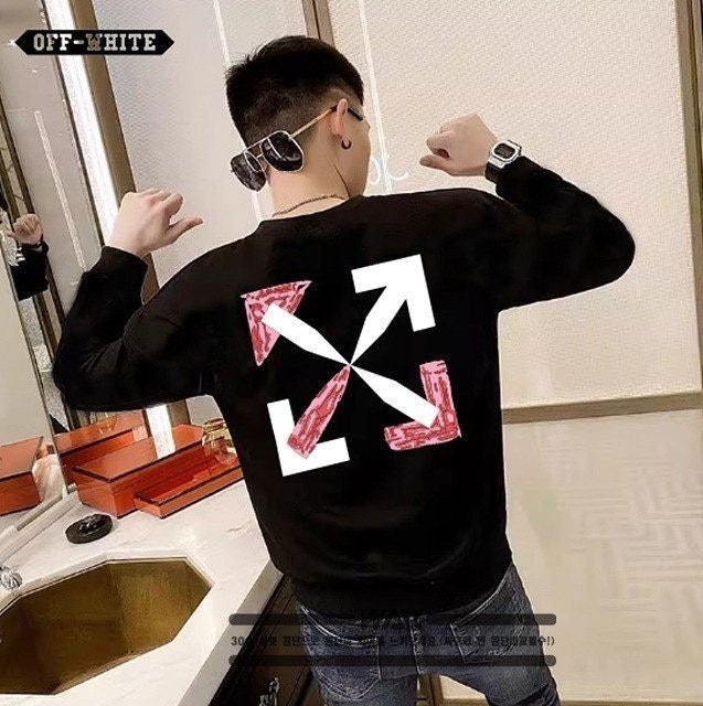 💕 오* 빈티지 물감 삼각 로고 밍크양기모 티셔츠