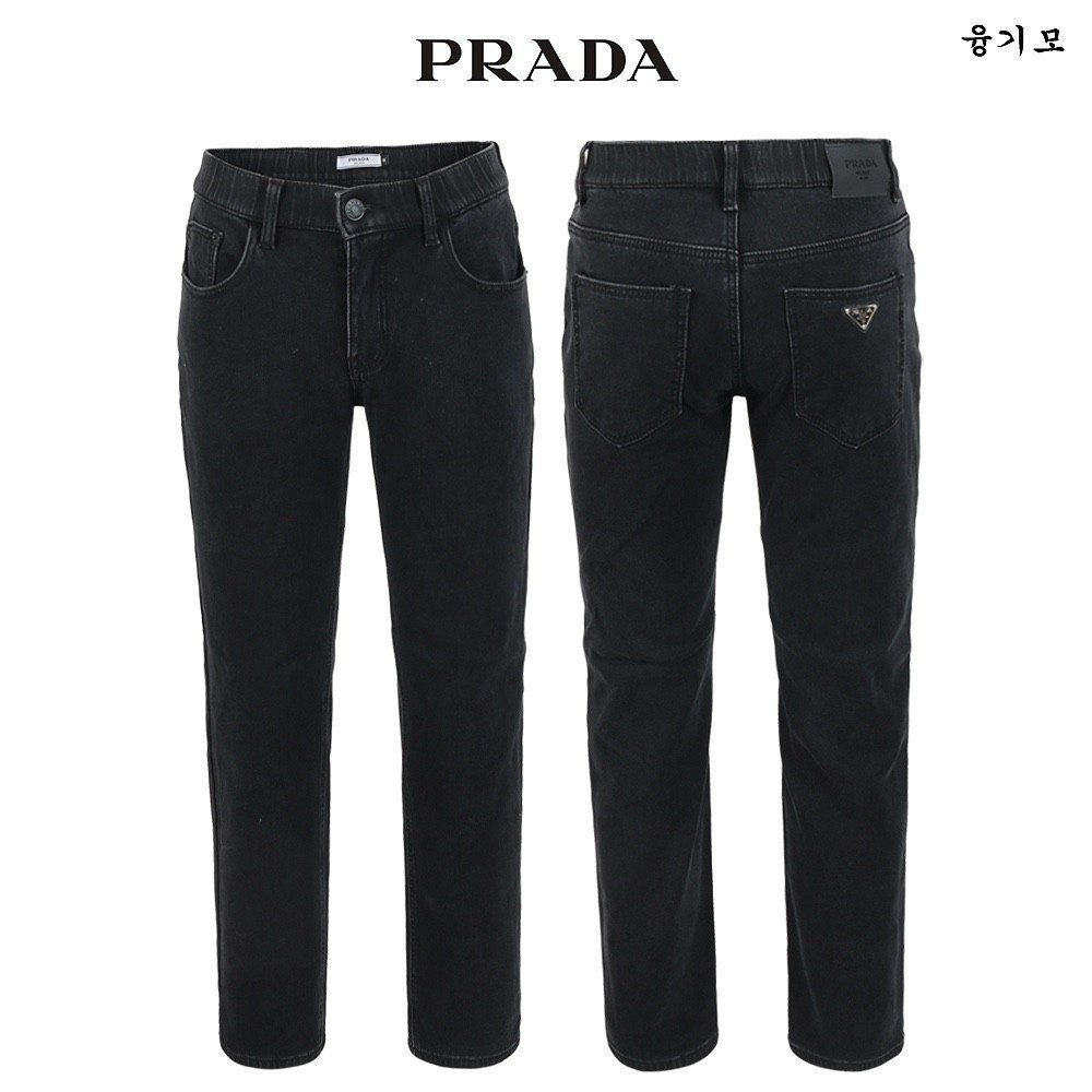 💕 프** 융기모 올블랙 히든밴딩 슬림팬츠