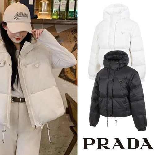 💕 프** 클래식 트라이앵글 후드 덕다운 멀티 패딩