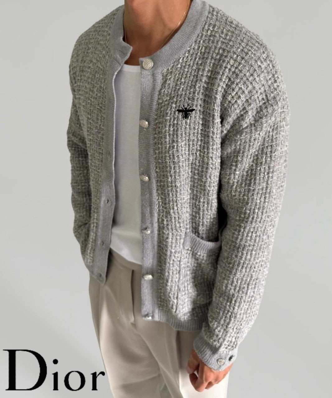 💕 디* 트위드 라운드 가디건