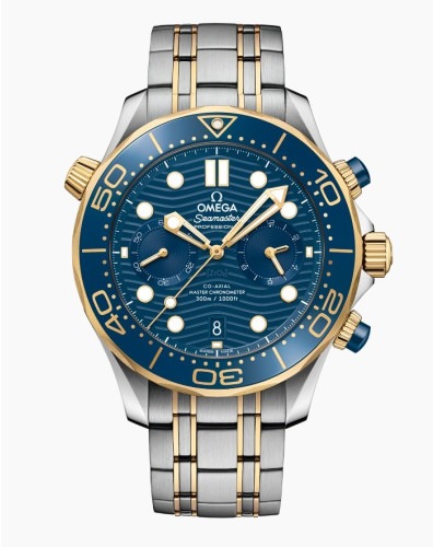 오메* 코액시얼 씨마스터 다이버300M 블루다이얼 콤비