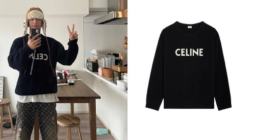 재입고!! 셀*느 리브드 오버사이즈 스웨터(블랙)