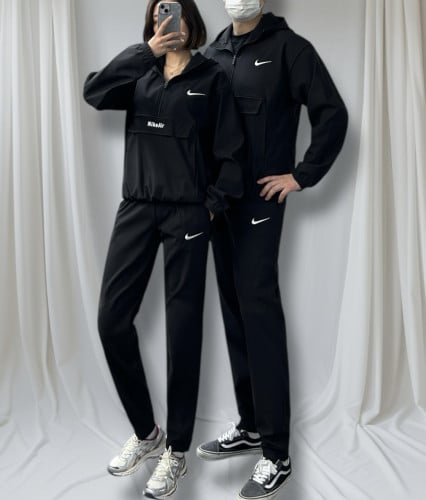 <나이키 스판합포 반집업 후드 아노락 세트>