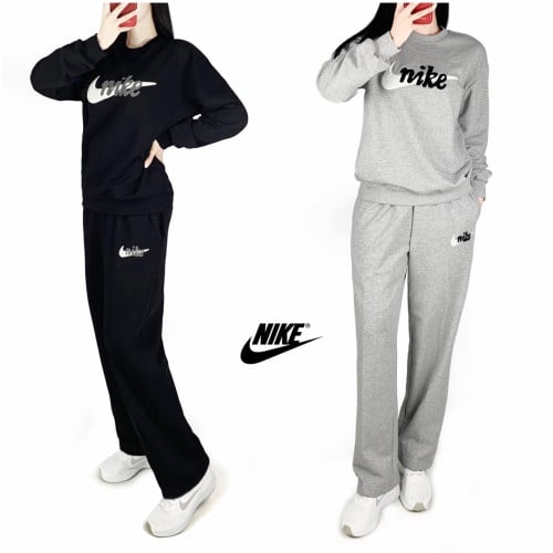 <나이키 부클자수 맨투맨 세트 >