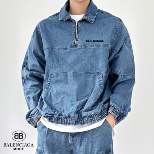 BLC 워싱 스판 데님 자켓