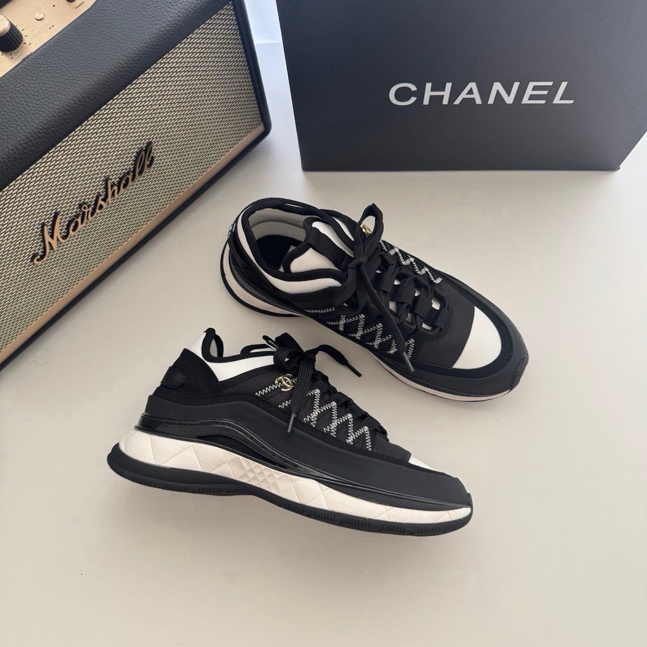 #A #샤넬 코코마크 cc 스니커즈