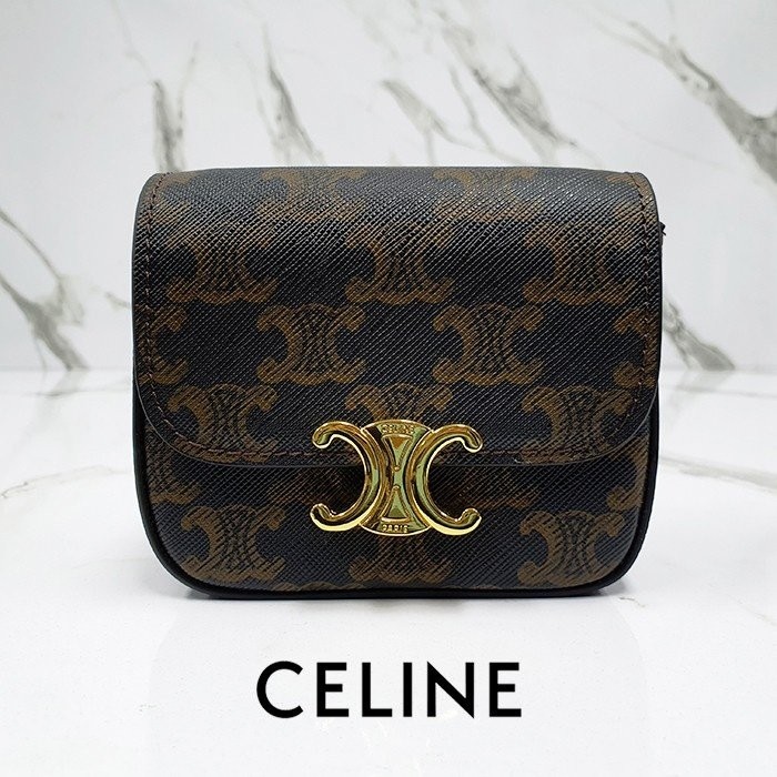 #SD#셀린느 트리옹프 미니백 브라운