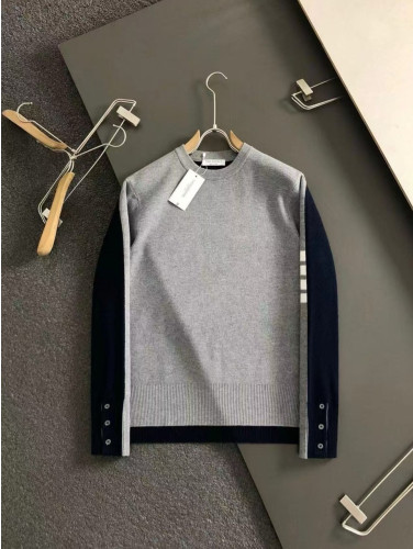 🚨톰브라운 클래식 4-바 크루넥 니트