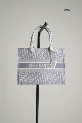 🔆[DIOR] 크리스찬 디올 패브릭 오블리크 북 토트백🔆