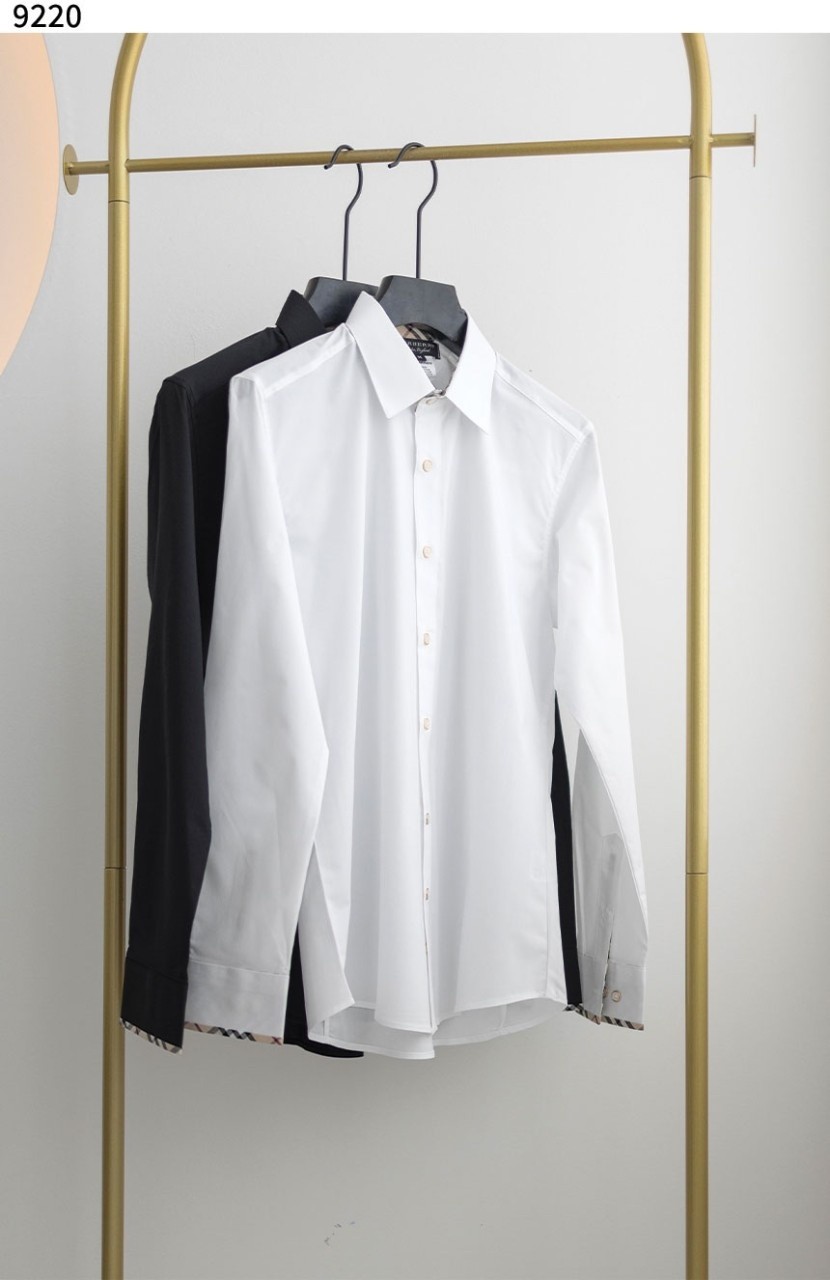 #버버리 [BURBERRY] 베이직 체크 배색 남성 셔츠 9220