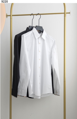 #버버리 [BURBERRY] 베이직 체크 배색 남성 셔츠 9220