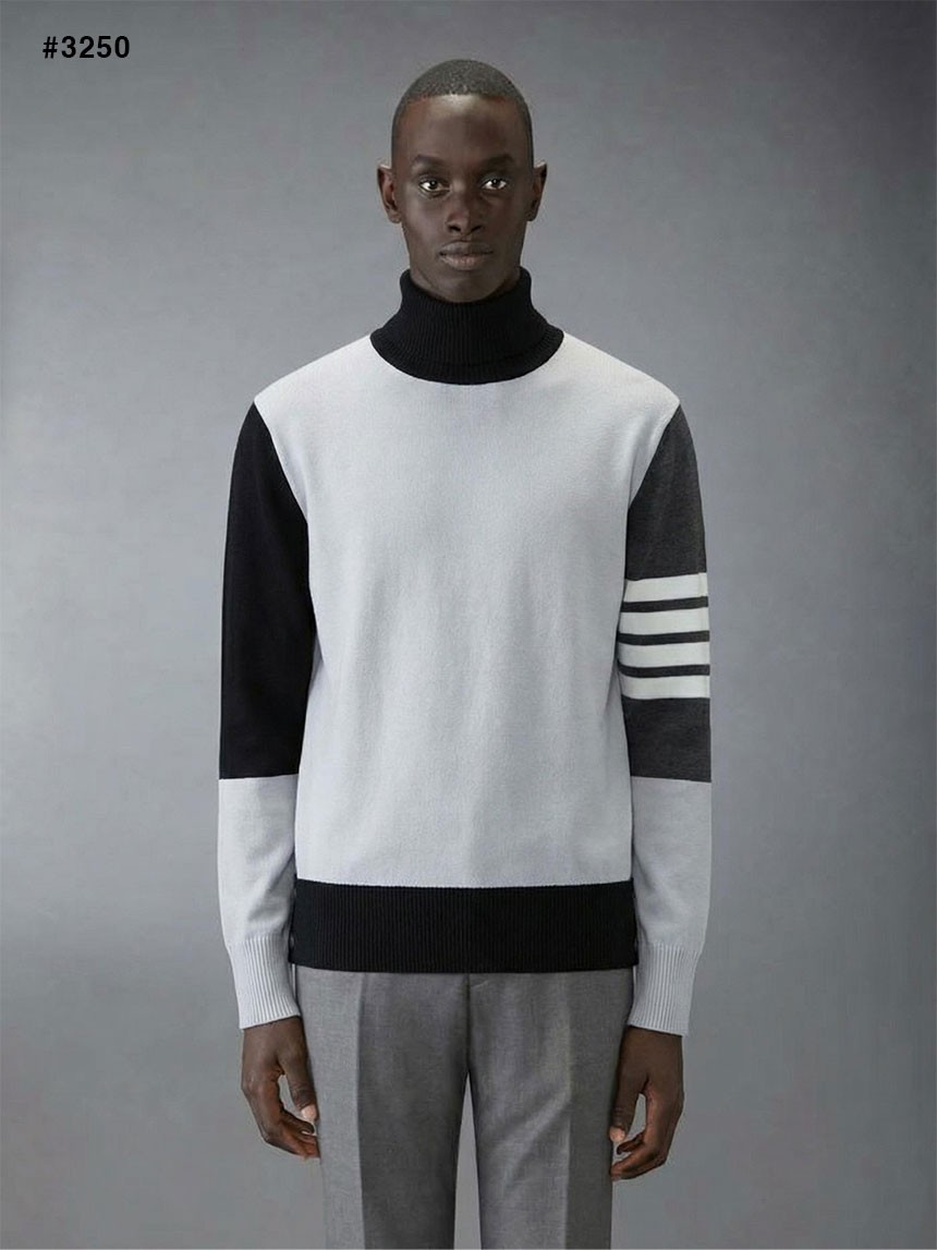 🍀 [THOM BROWNE] 톰브라운 펀믹스 4바 터틀넥 스웨터 🍀