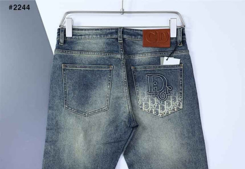 🍀 [DIOR] 크리스찬 디올 레더패치 포켓 오블리크 데님진 🍀