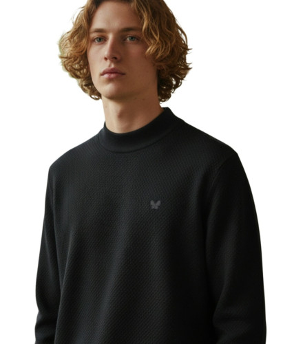 보VV 로고 와플 반목 리브니트➡️수입풀