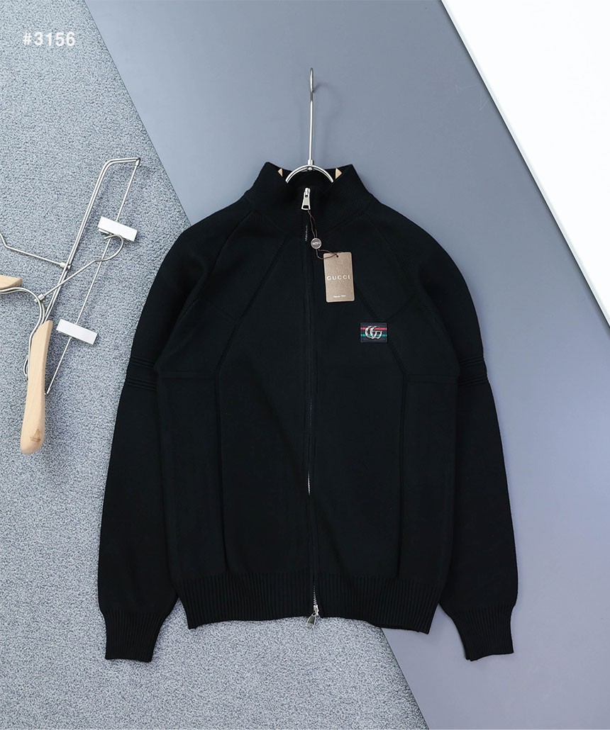 🍀 [GUCCI] 구찌 GG 스틸로고 클래식 니트 집업 자켓 🍀