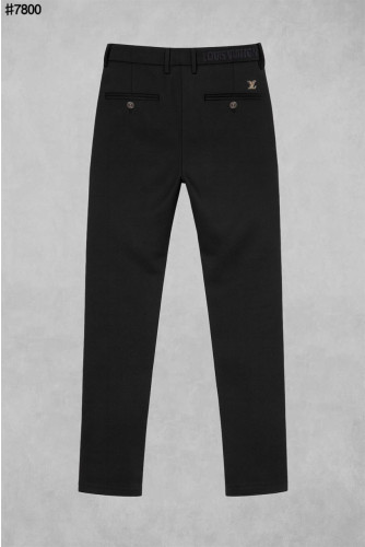 🍀 [LOUIS VUITTON] 루이비통 LV 스틸 로고 베이직 일자핏 코튼 팬츠 🍀