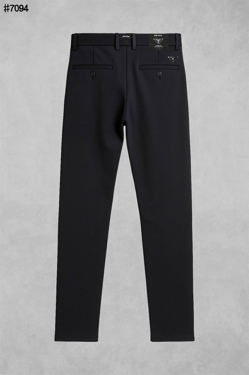 🍀 [PRADA] 프라다 삼각 로고 트라우저 블랙 슬림핏 팬츠 🍀