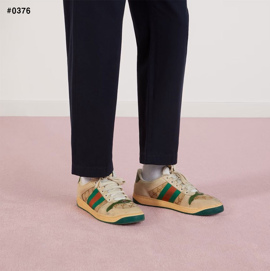 🍀 [GUCCI] 구찌 GG 스크리너 웹 빈티지 스니커즈 🍀