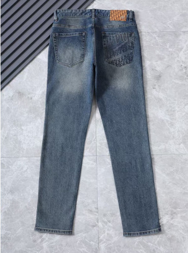 디V  로고 포인트 워싱스판 데님진➡️수입최*고급