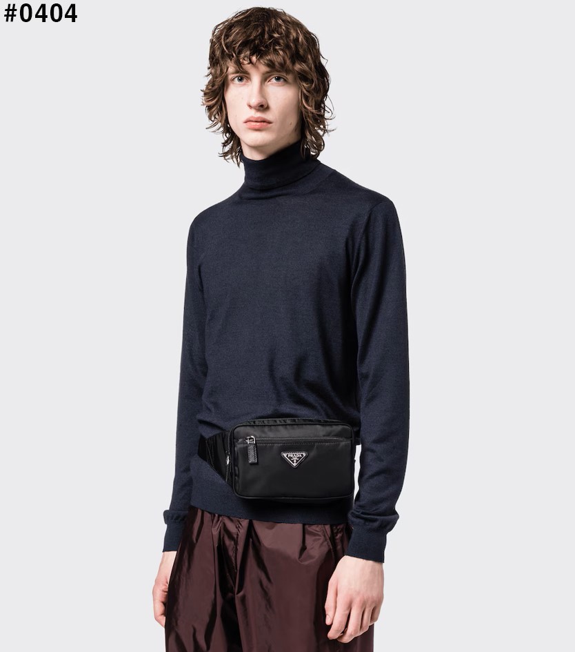 🍀 [PRADA] 프라다 리나일론 사피아노 가죽 벨트백  🍀