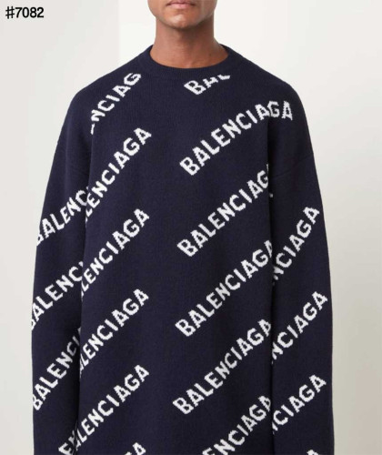 🍀 [BALENCIAGA] 발렌시아가 올 오버 로고 자카드 울 니트 풀오버 🍀