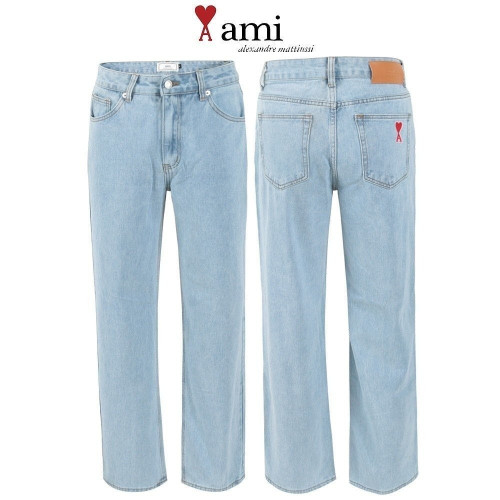 💕 아* 스카이블루 와이드 데님 팬츠