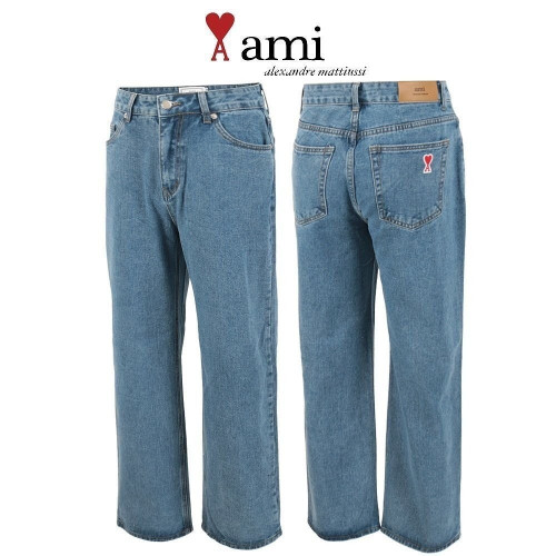 💕 아* 중청 와이드 데님 팬츠