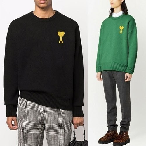 💕 아* 골드하트 라운드니트