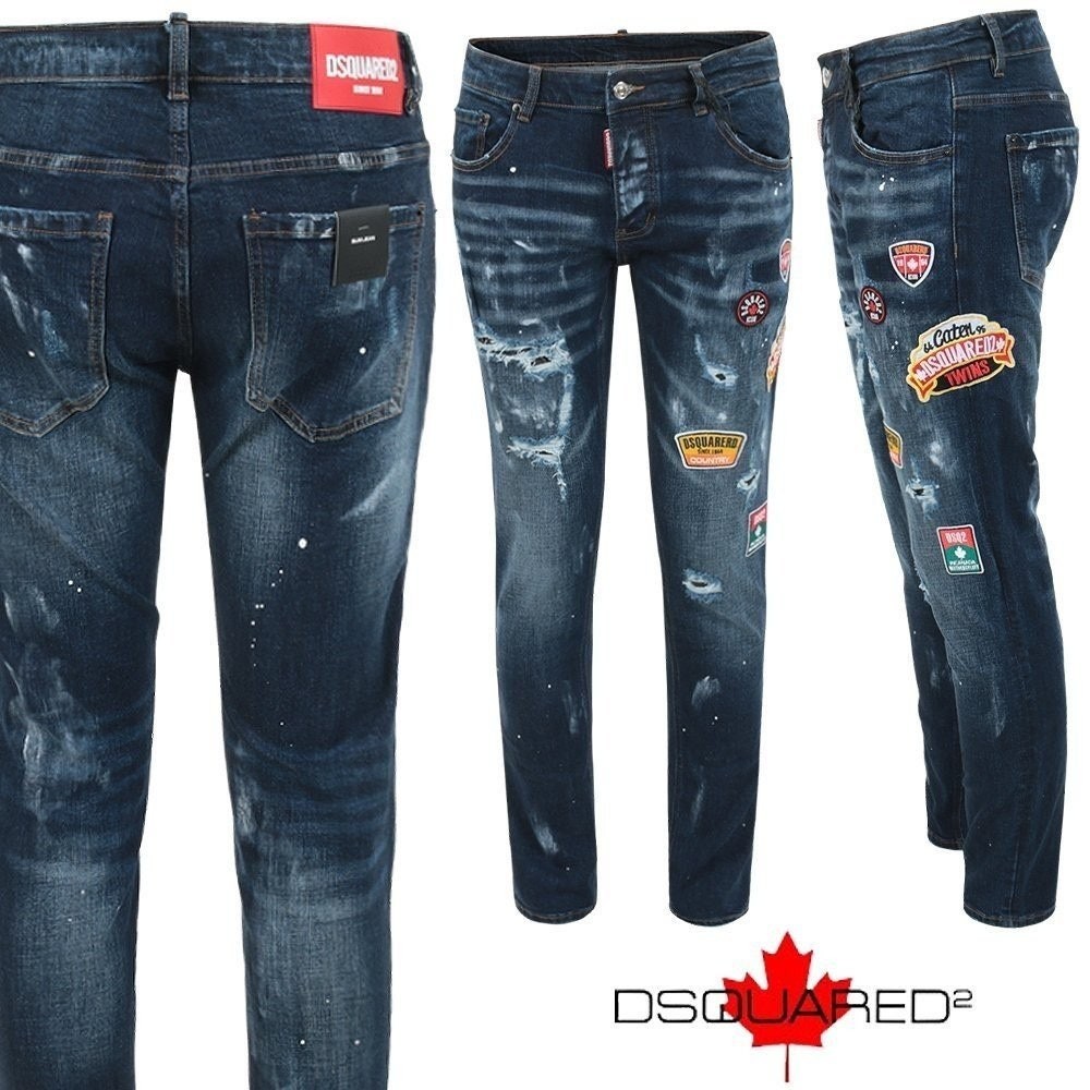 💕 디**** 멀티패치 워싱 슬림 일자진 ☆봄 신상☆