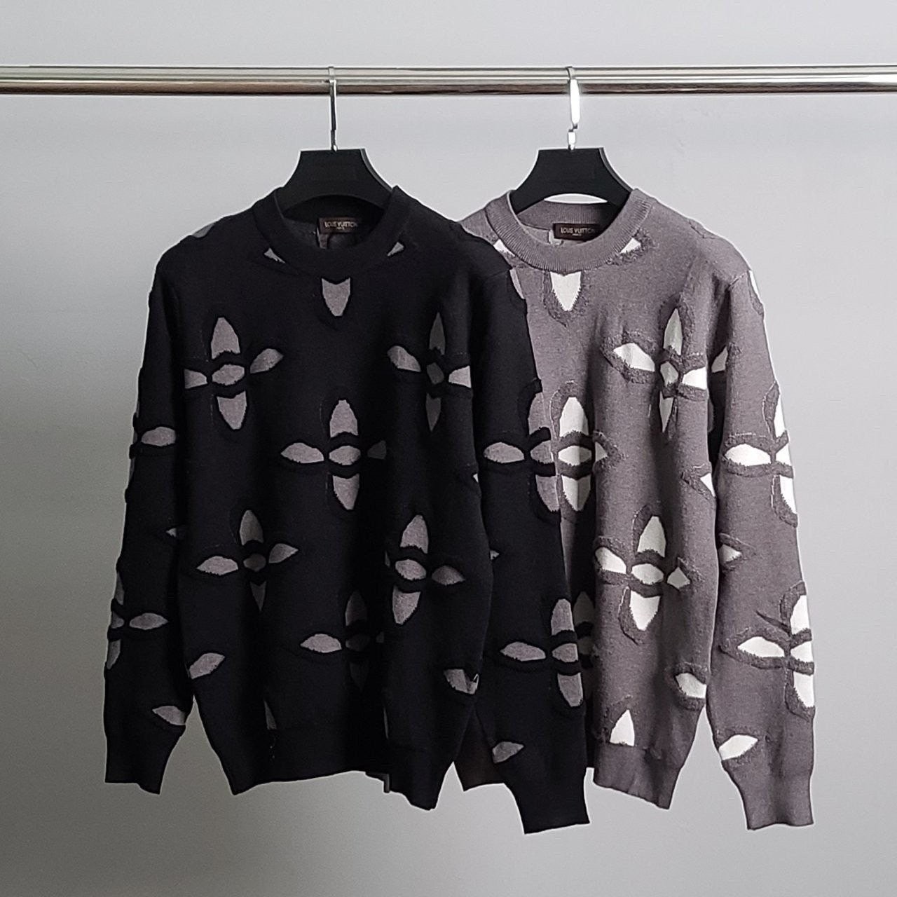 💕 루* 엠보 플라워 니트