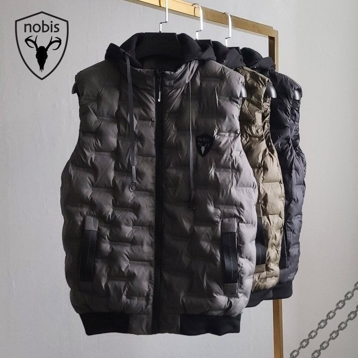 💕 노** 리키 바비 후드 패딩조끼