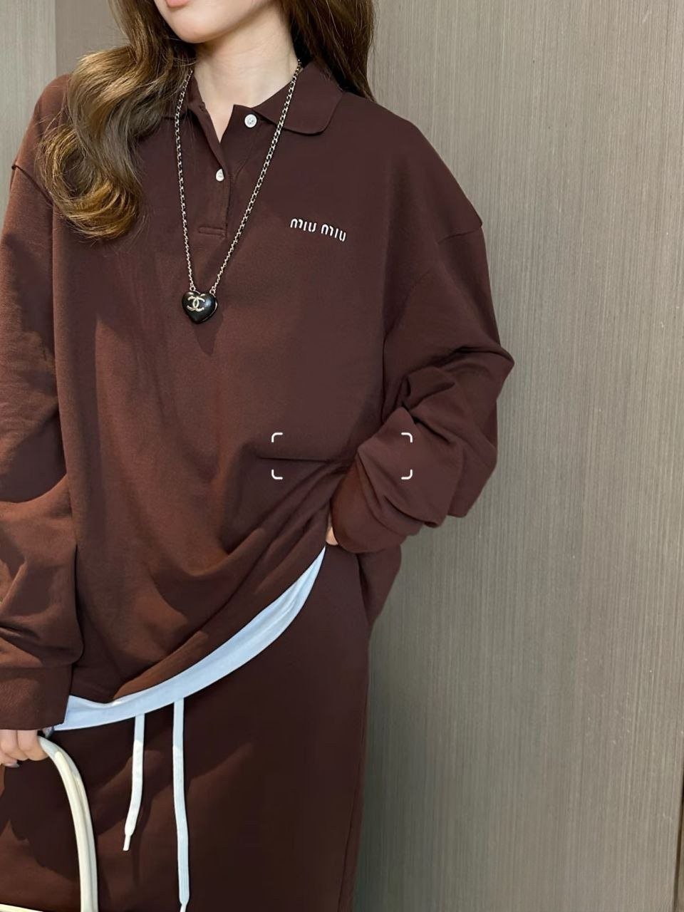 💕 미*** 25 자수로고 폴로 루즈핏 롱슬리브 - 수입