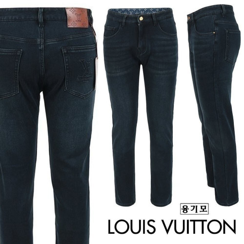 💕 루* 시그니처 로고 진청 슬림 일자진 ☆융 기모 원단☆