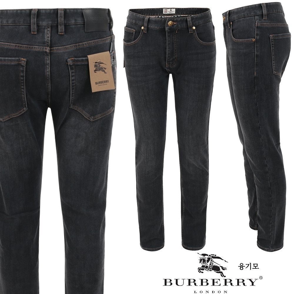 💕 버** 기마 스틸 흑청 슬림 일자진 ☆융 기모 원단☆