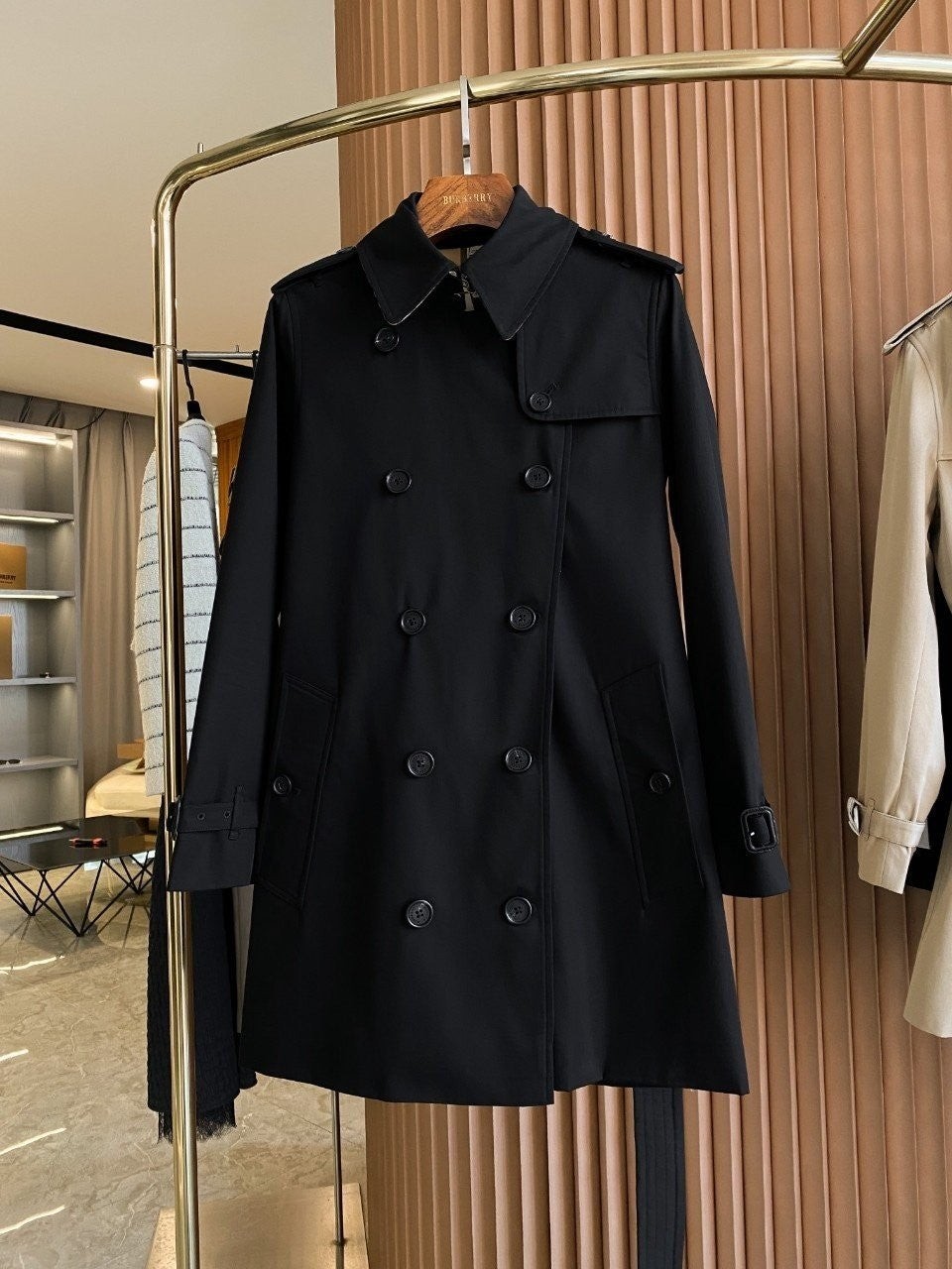 💕 버** 86672 쇼트 첼시 헤리티지 트렌치코트 (최상위버전)